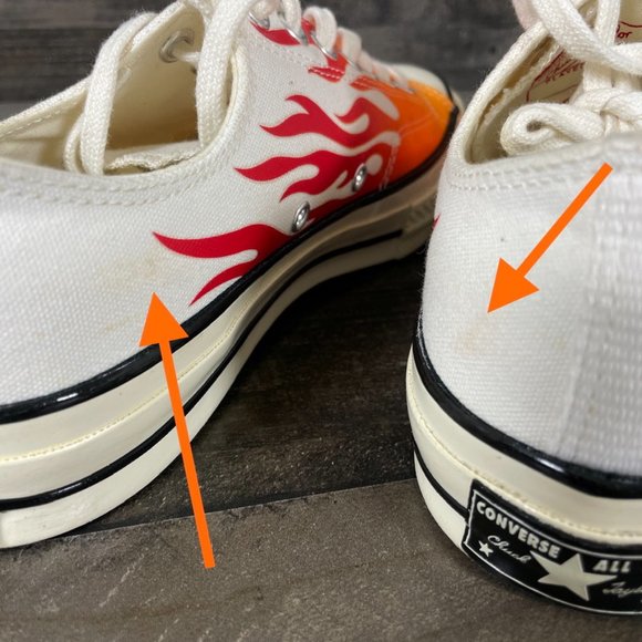 Converse Chuck 70 Low Flames Unisex Sneakers - Picture 8 of 11